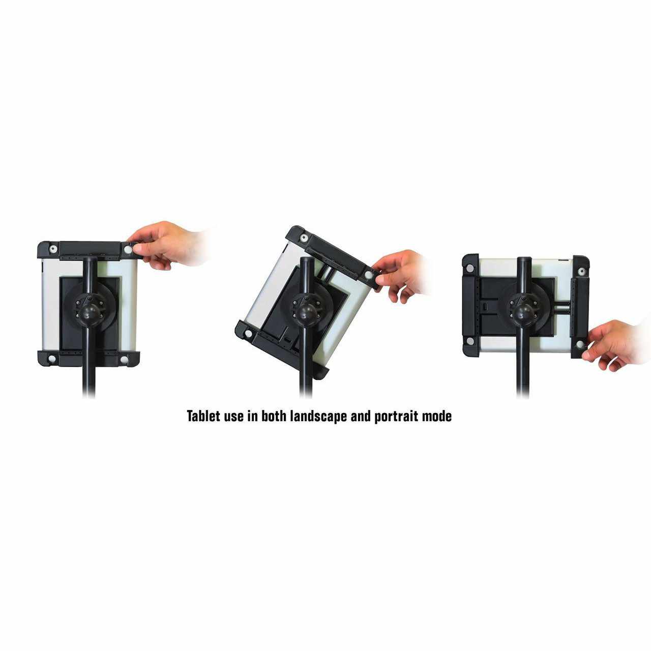 RAM Keyboard Holder for Tablets w Roto-View™ (RAP-TAB-KEY1-300U) - Modest Mounts