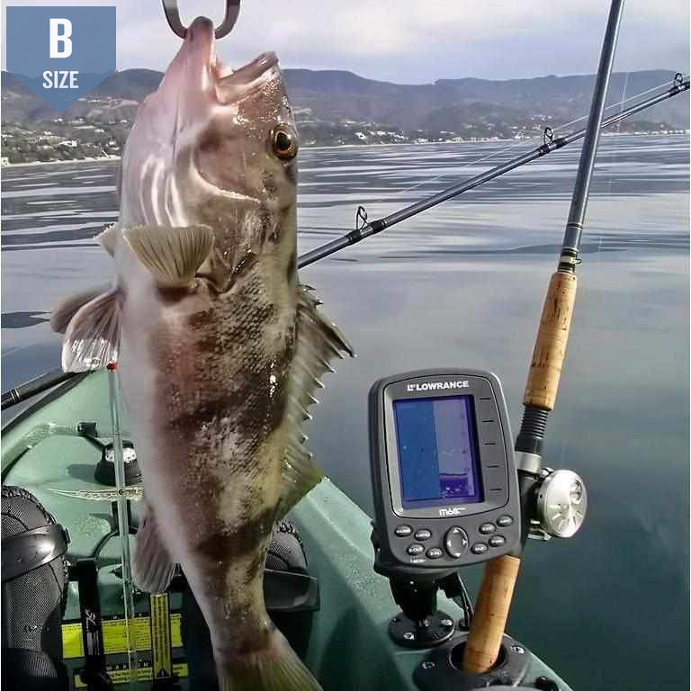 RAM 1" Mount for Humminbird, Matrix & Lowrance Series (RAM-B-107U) - Modest Mounts