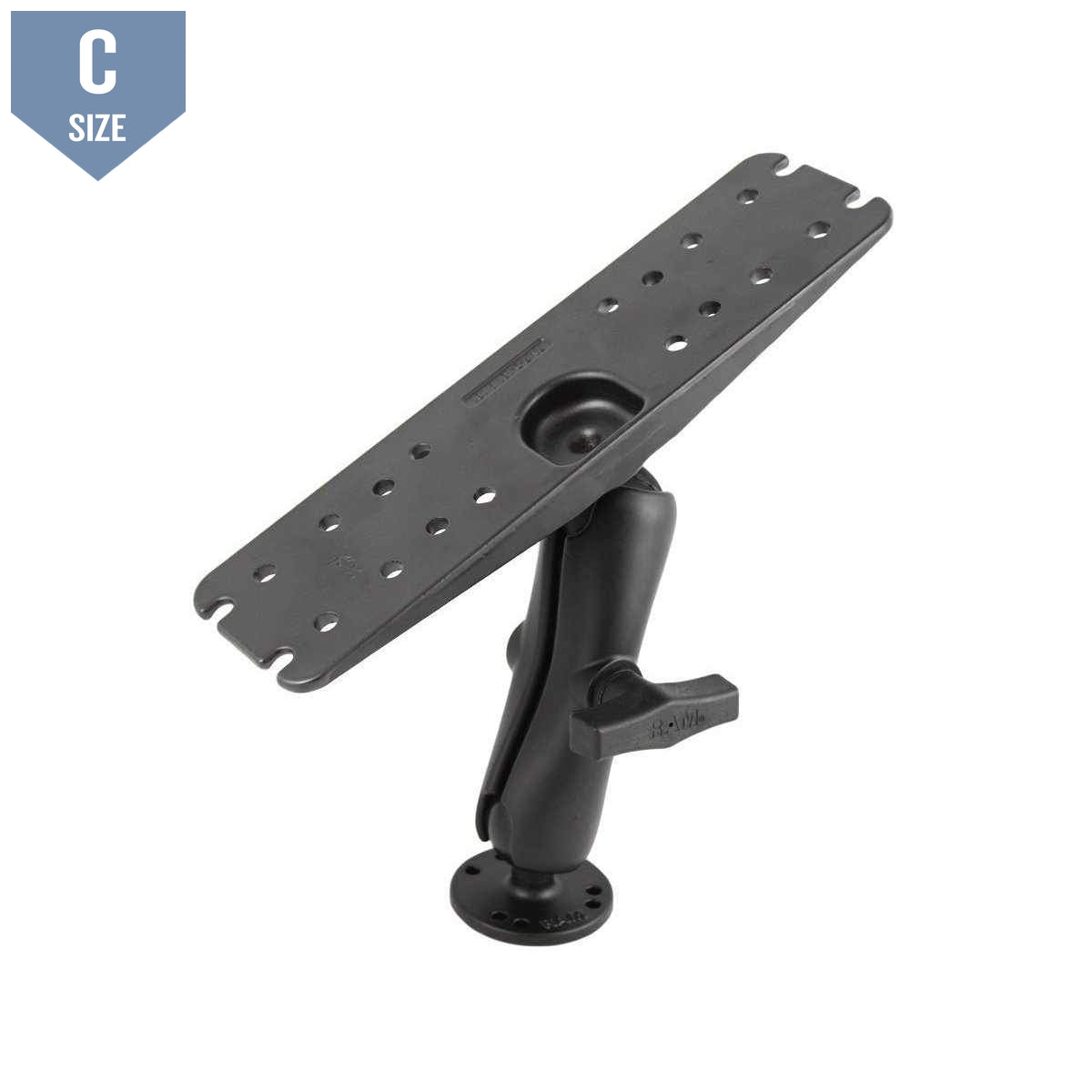 RAM Marine Mount with 3&quot; x 11&quot; Plate (RAM-137U) - Modest Mounts