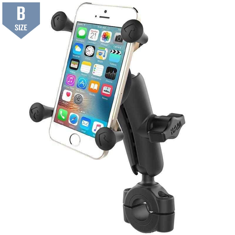 RAM Motorcycle Bar Mount UN7 X-Grip (RAM-B-408-75-1-UN7U) - Modest Mounts