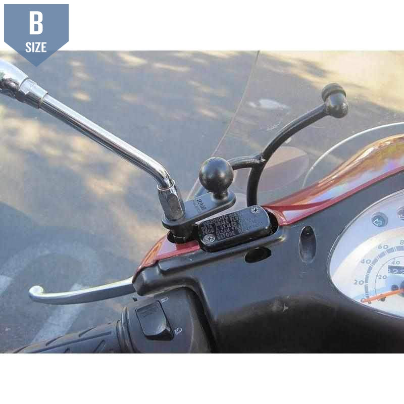 RAM Motorcycle Base with 11mm hole and 1" Ball (RAM-B-252U) - Modest Mounts