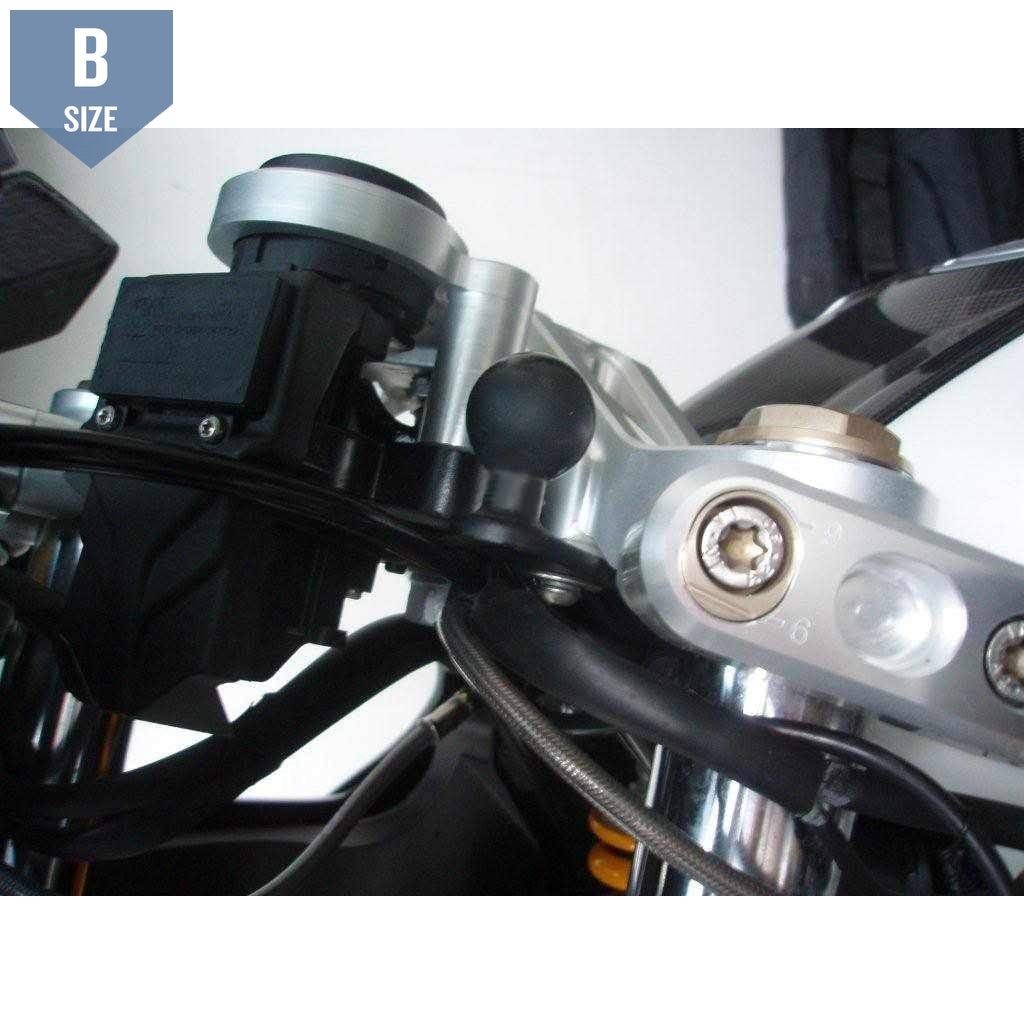 RAM Motorcycle Base with 11mm hole and 1" Ball (RAM-B-252U) - Modest Mounts
