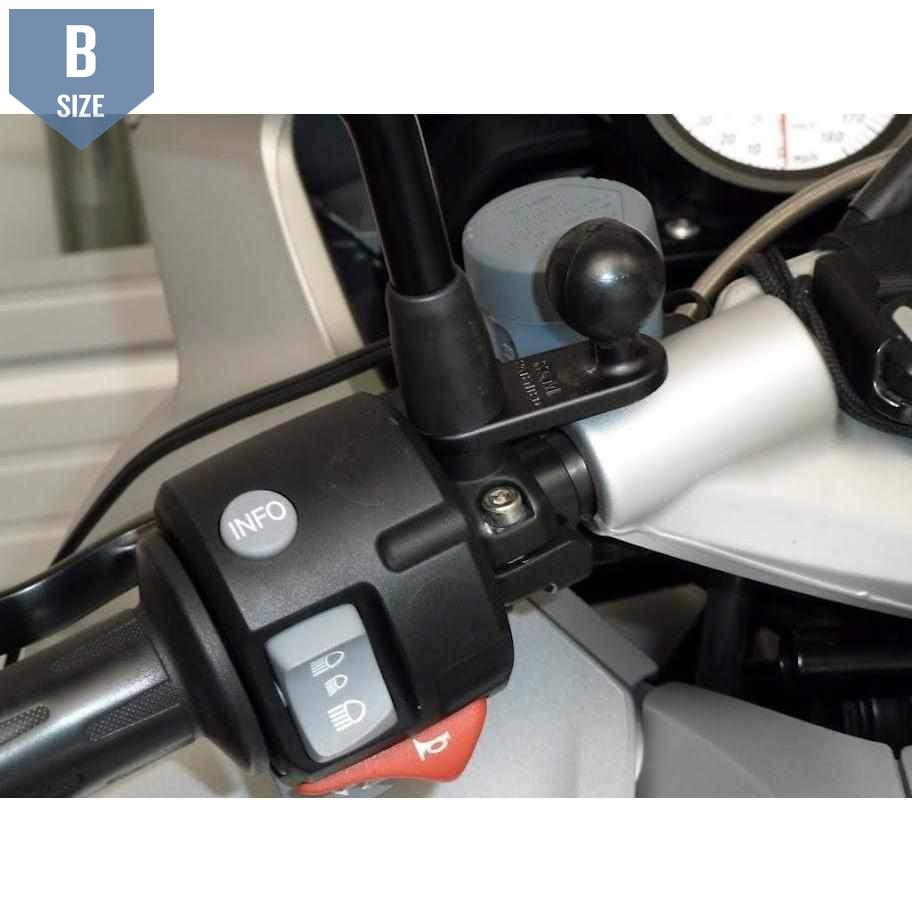 RAM Motorcycle Base with 11mm hole and 1" Ball (RAM-B-252U) - Modest Mounts