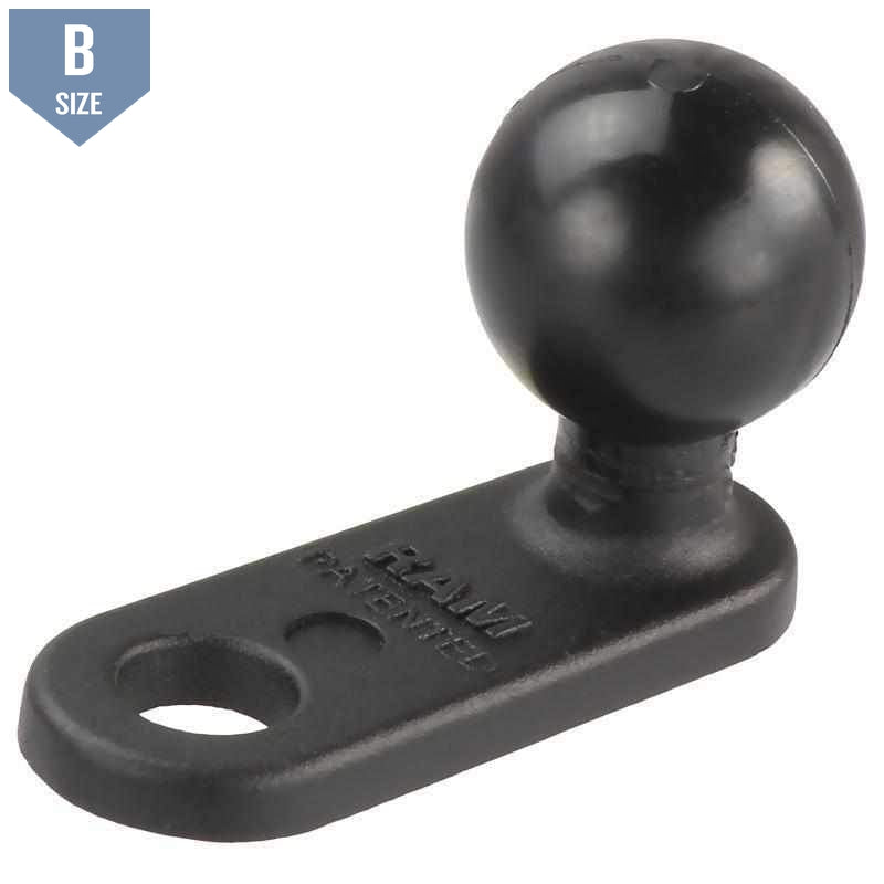 RAM Motorcycle Base with 11mm hole and 1" Ball (RAM-B-252U) - Modest Mounts