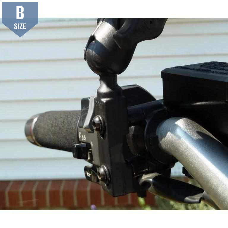 RAM Motorcycle Brake/Clutch Base with 1" Ball (RAM-B-309-1U) - Modest Mounts