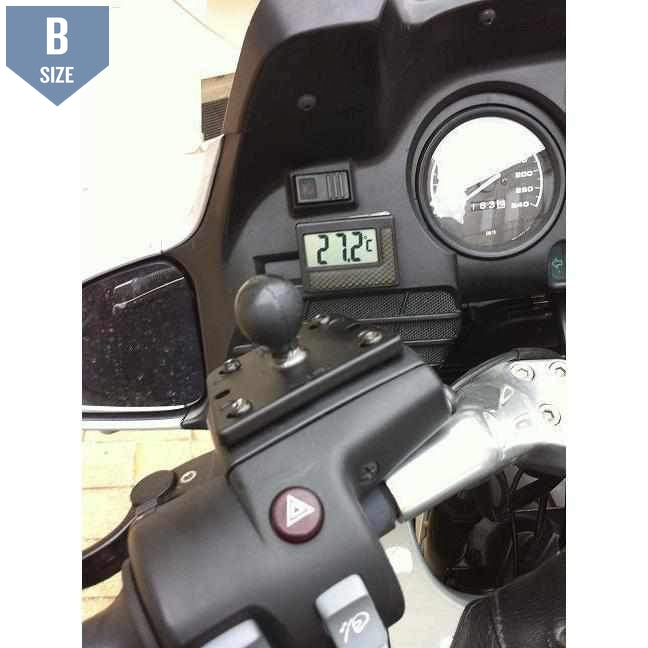 RAM Motorcycle Brake/Clutch Reservoir Base w 1" Ball (RAM-B-345U) - Modest Mounts