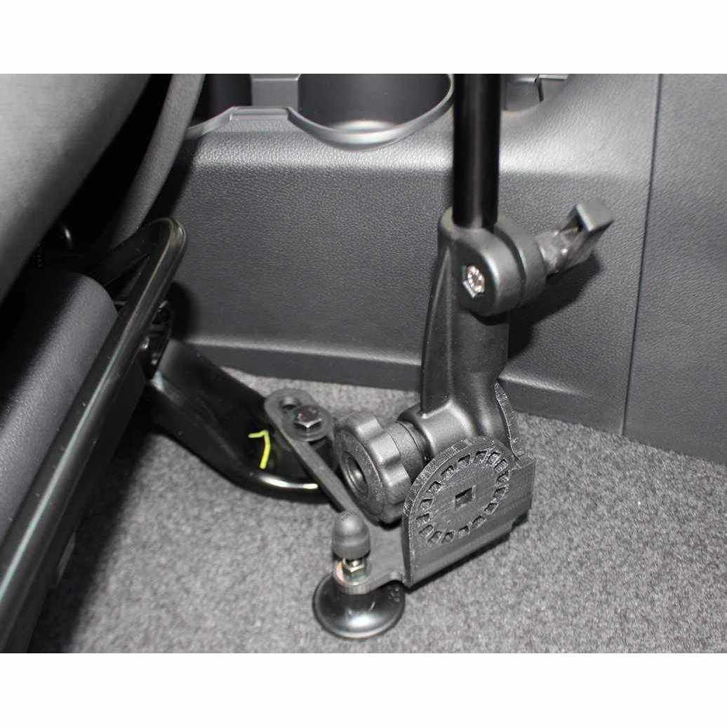 RAM POD HD™ Vehicle Mount w 12" Alum Rod (RAM-316-HDR-202U) - Modest Mounts