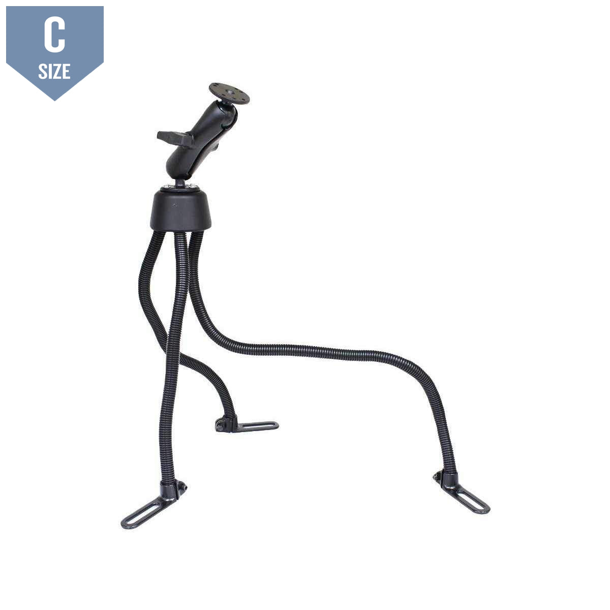 RAM POD3 Vehicle Floor Mount C Size (RAM-316-3-202U) - Modest Mounts