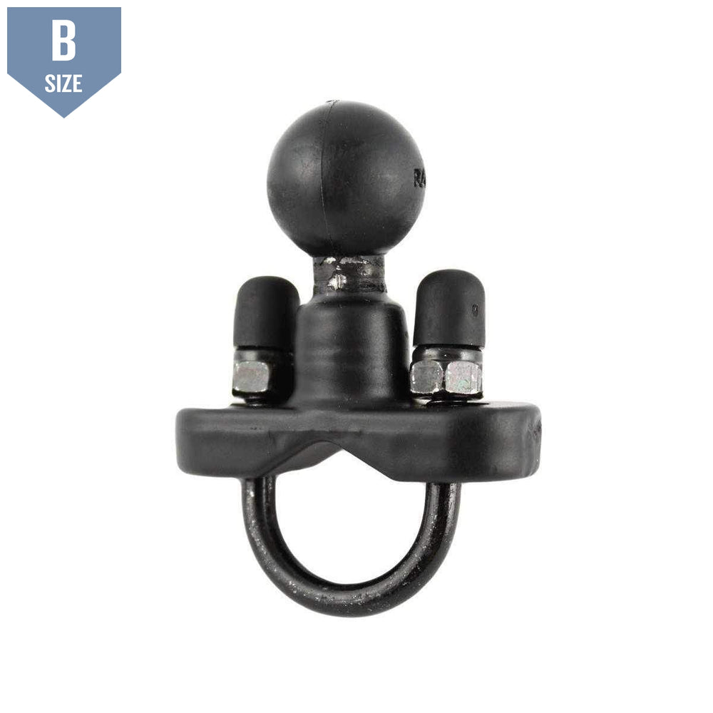 RAM Rail Base with U-Bolt &amp; 1" Ball (RAM-B-231ZU) - Modest Mounts