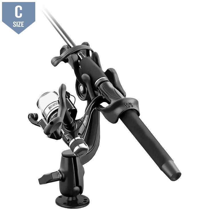 RAM ROD® 2000 Fishing Rod Holder (RAM-114-RBU) - Modest Mounts
