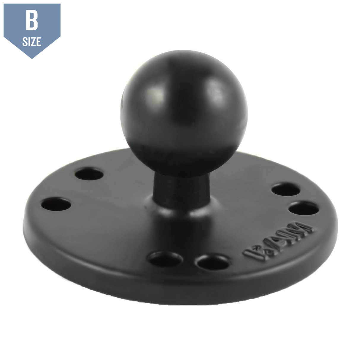 RAM Round Base with 1&quot; B Ball (RAM-B-202U) - Modest Mounts