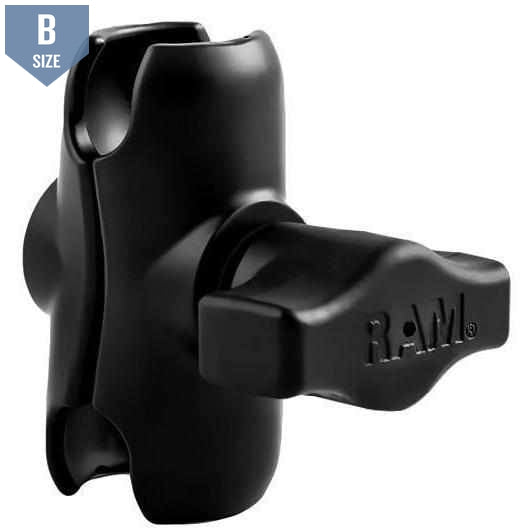 RAM Short Double Socket Clamp Arm B Size (RAM-B-201U-A) - Modest Mounts