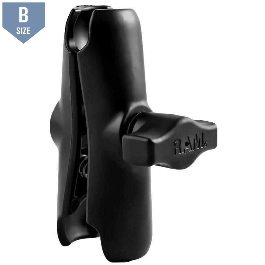 RAM Standard Double Socket Clamp Arm B Size (RAM-B-201U) - Modest Mounts