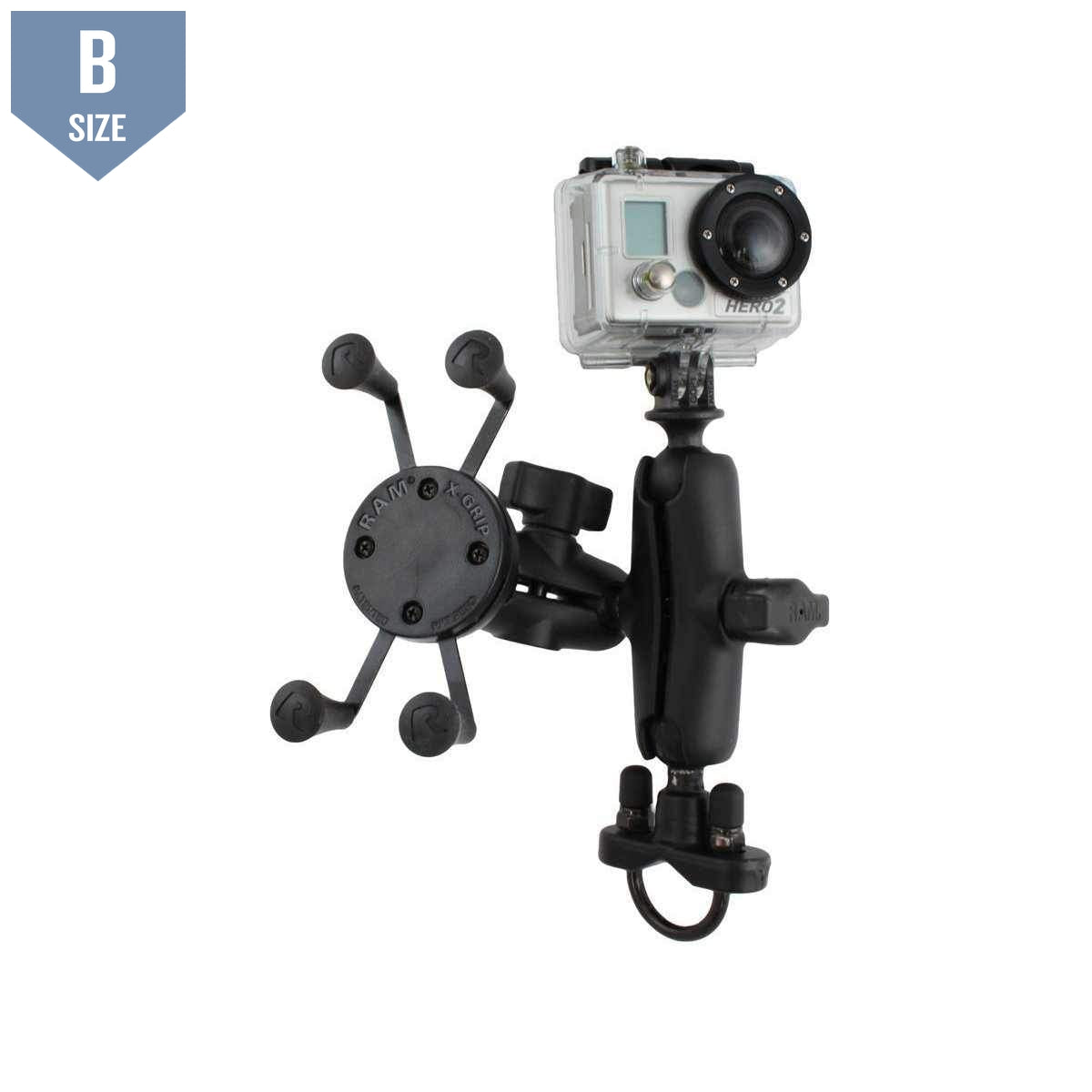 RAM Threaded Bolt w 1" Ball for B-Size Arms (RAM-B-273U) - Modest Mounts