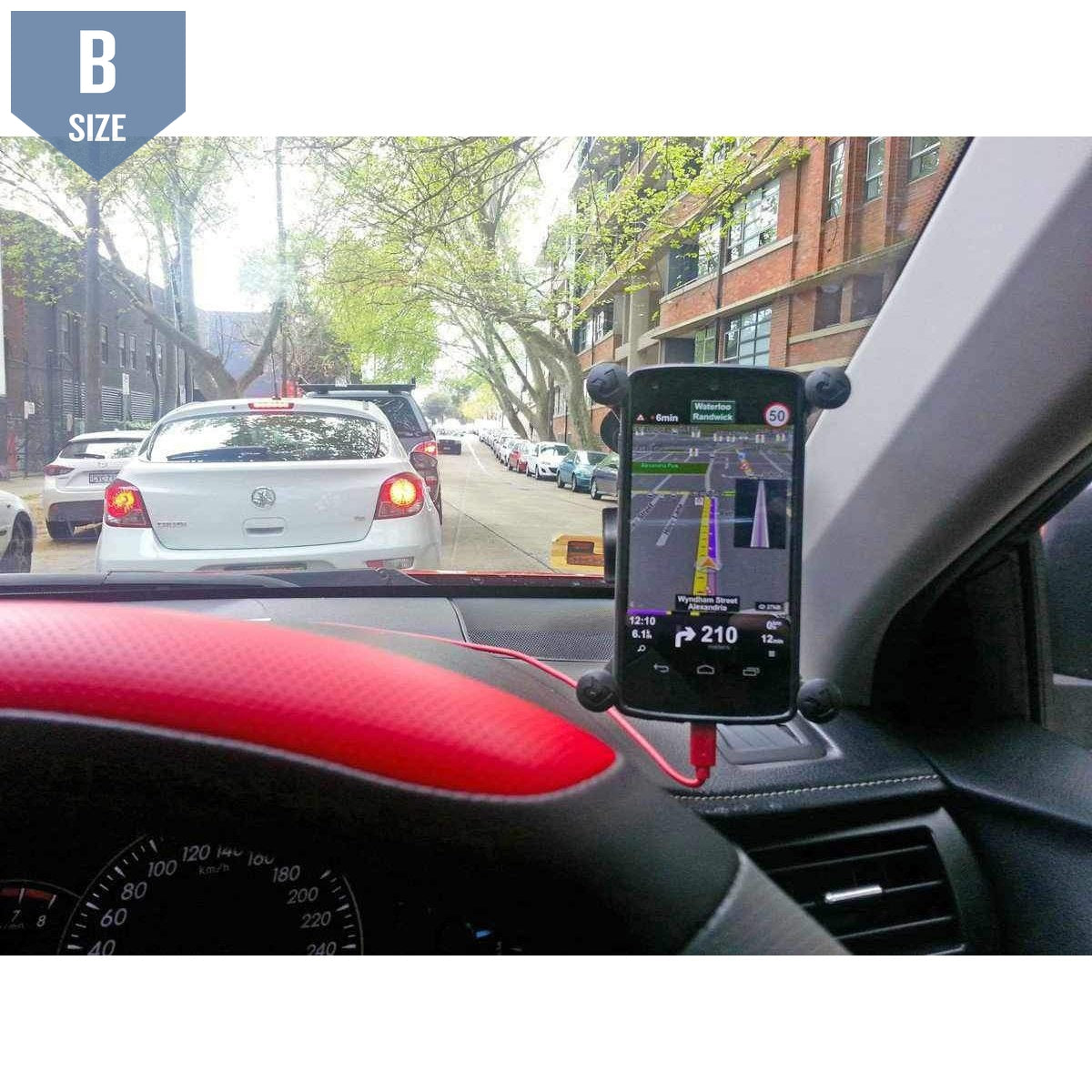 RAM Twist-Lock Suction Mount w Large X-Grip (RAM-B-166-UN10U) - Modest Mounts