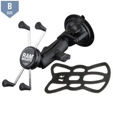 RAM Twist-Lock Suction Mount w Large X-Grip (RAM-B-166-UN10U) - Modest Mounts