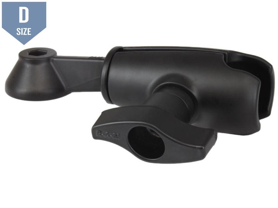 RAM 6" Single Swing Arm with Swivel Socket - D Size (RAM-VB-D-110-2U) - Modest Mounts
