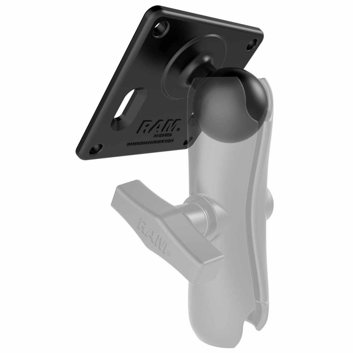 RAM 75x75mm VESA Plate with C Ball (RAM-2461U) - Modest Mounts