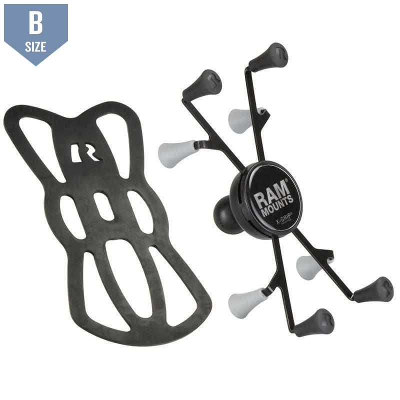 RAM X-Grip Small Tablet Holder w 1" Ball (RAM-HOL-UN8BU) - Modest Mounts
