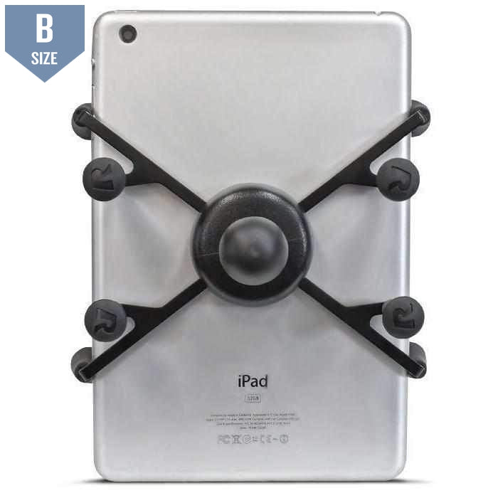 RAM X-Grip Small Tablet Holder w 1" Ball (RAM-HOL-UN8BU) - Modest Mounts