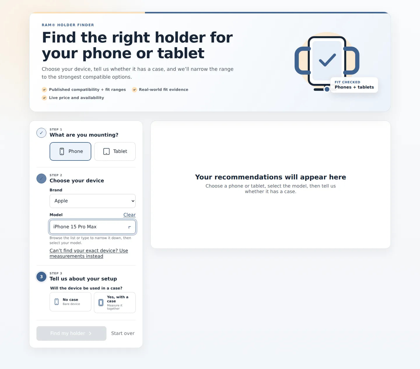 Preview of the Modest Mounts Phone and Tablet Holder Finder